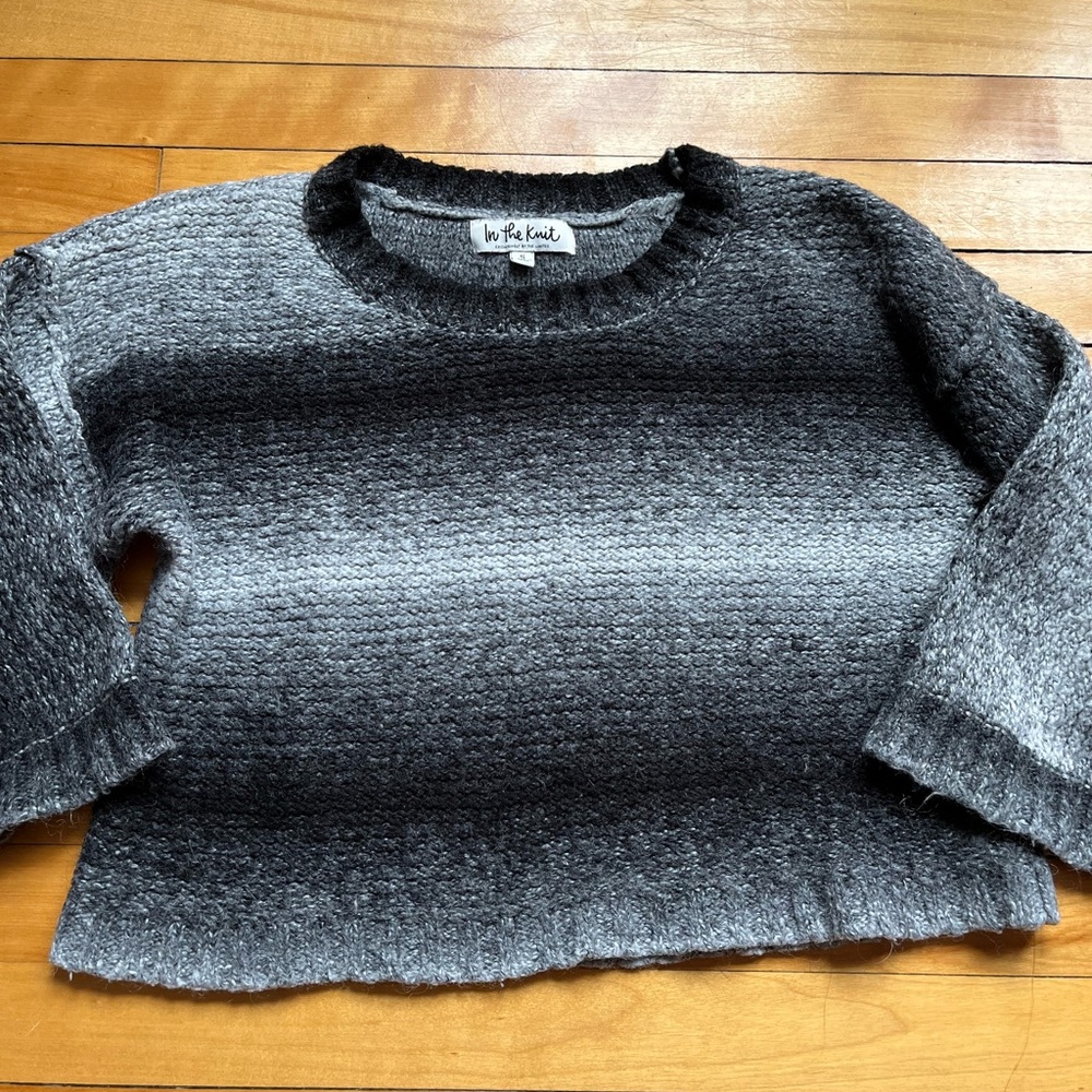 Gray Ombré Sweater